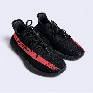 new black adidas yeezy boost 350’s with box
